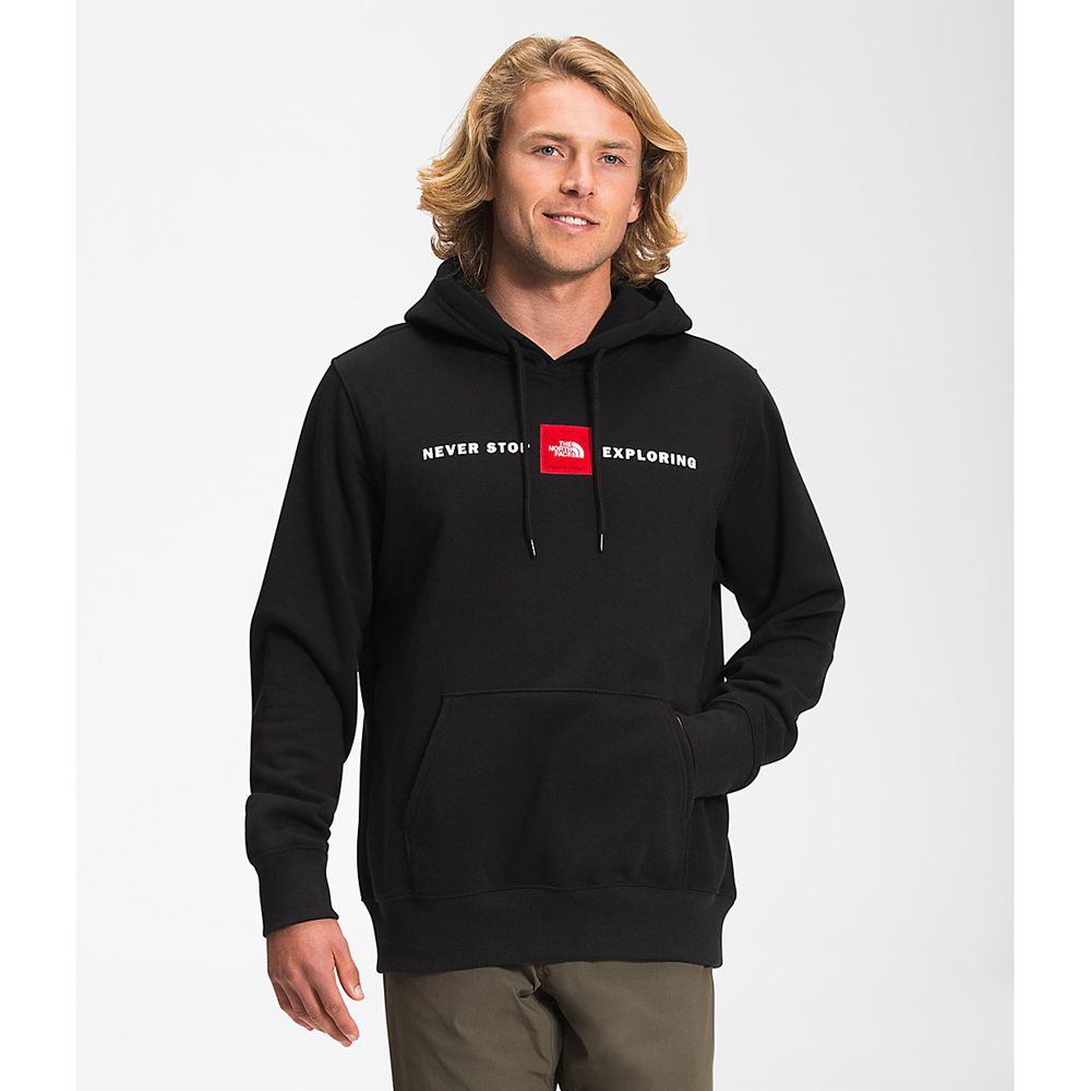 The North Face Hoodie Mens Australia - The North Face Red’S Pullover Black Hiking (NTO-186953)